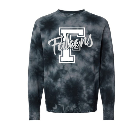 Tie Dye Falcons- Crewneck