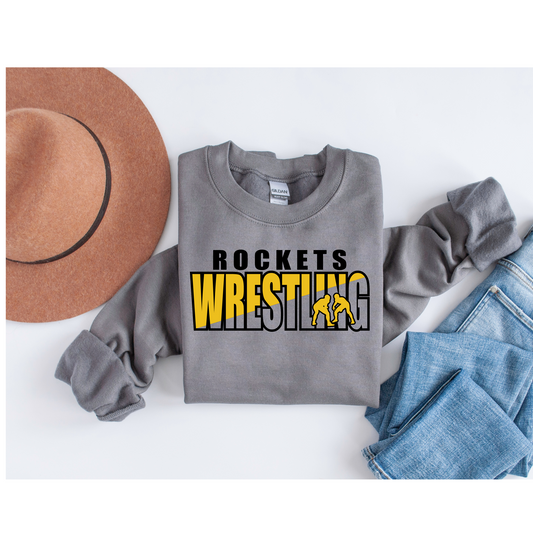 Rockets Wrestling-  Crewneck