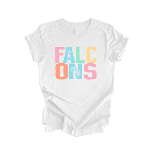 Colorful Falcons-T-Shirt