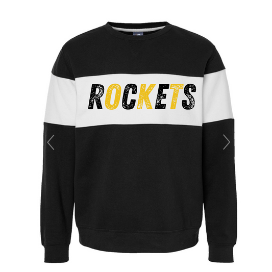 Rockets- Colorblock Crewneck