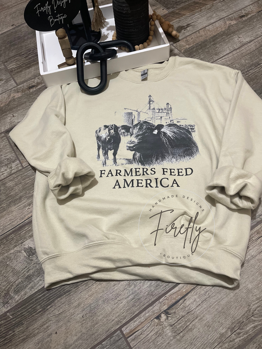 Farmers Feed America - Crewneck