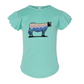 Eat Beef -Toddler [RUFFLE SLEEVE] Multiple Colors