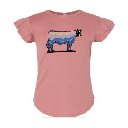 Eat Beef -Toddler [RUFFLE SLEEVE] Multiple Colors