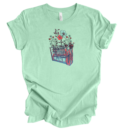 Floral Chute- T-Shirt